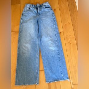 Garage wide leg jeans